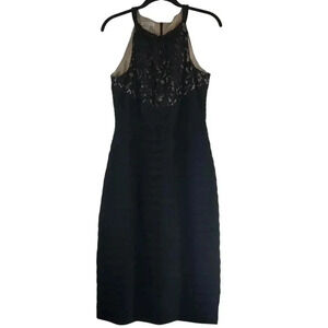 NWT  Women's Black Lace Dark Romantic Dainty Dress Sz 12